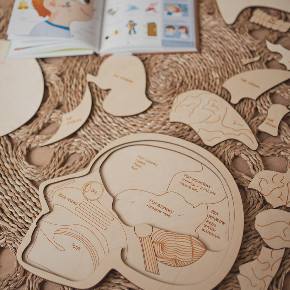 USE YOUR HEAD! WOODEN PUZZLE
